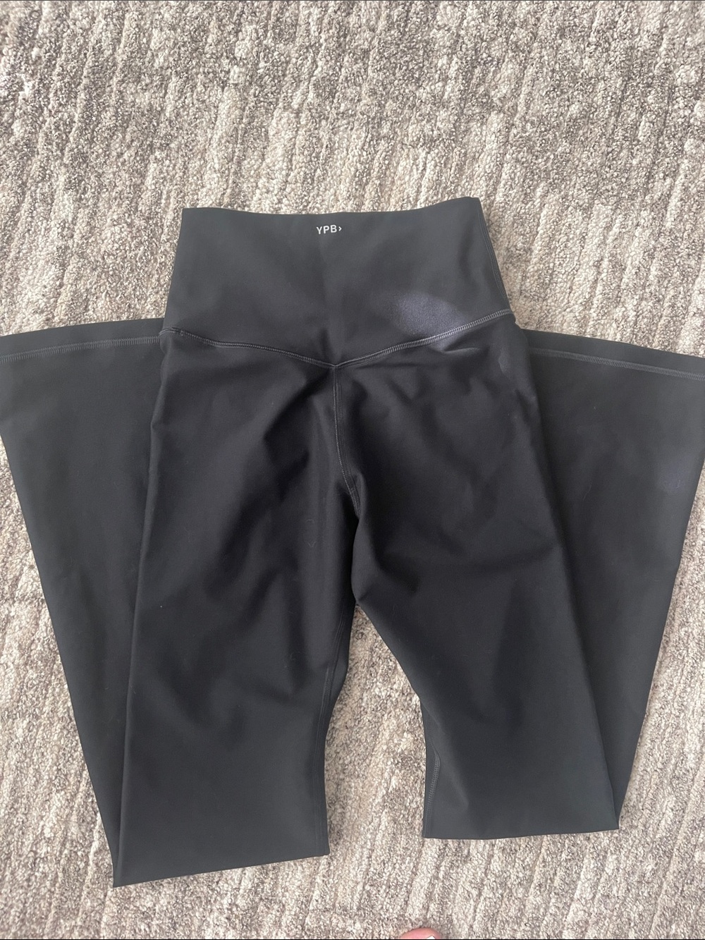 Never Worn YPB/Abercrombie Black High-Waist Flare Leggings